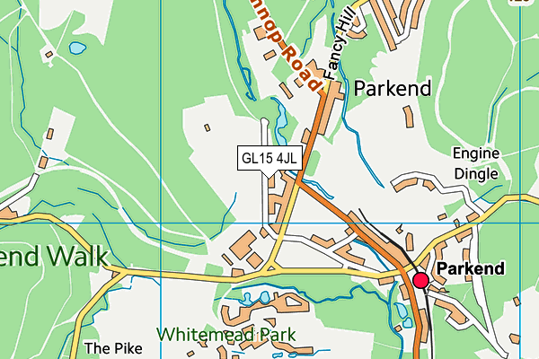 GL15 4JL map - OS VectorMap District (Ordnance Survey) GL15 4JL map - OS VectorMap District (Ordnance Survey)