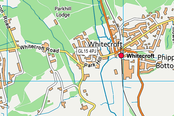 GL15 4PJ map - OS VectorMap District (Ordnance Survey) GL15 4PJ map - OS VectorMap District (Ordnance Survey)