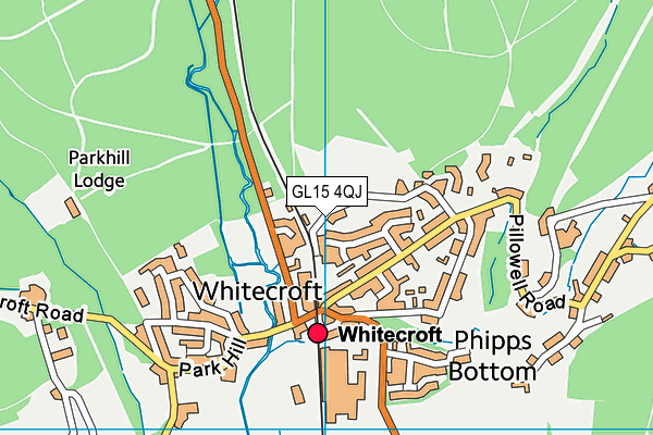 GL15 4QJ map - OS VectorMap District (Ordnance Survey) GL15 4QJ map - OS VectorMap District (Ordnance Survey)