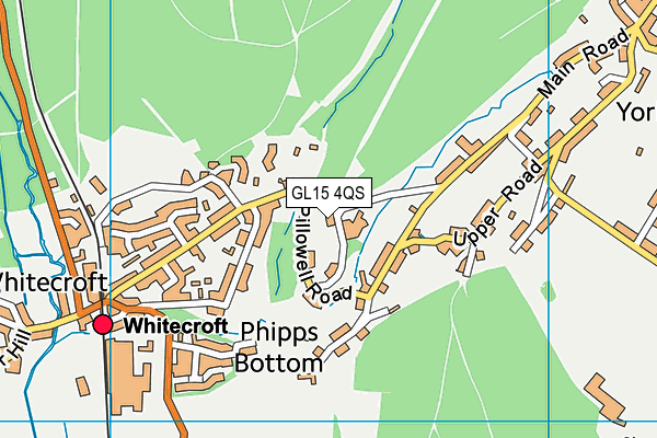 GL15 4QS map - OS VectorMap District (Ordnance Survey) GL15 4QS map - OS VectorMap District (Ordnance Survey)
