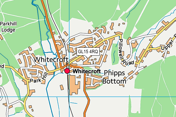 GL15 4RQ map - OS VectorMap District (Ordnance Survey) GL15 4RQ map - OS VectorMap District (Ordnance Survey)
