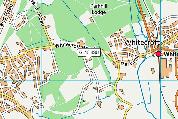 GL15 4SU map - OS VectorMap District (Ordnance Survey)