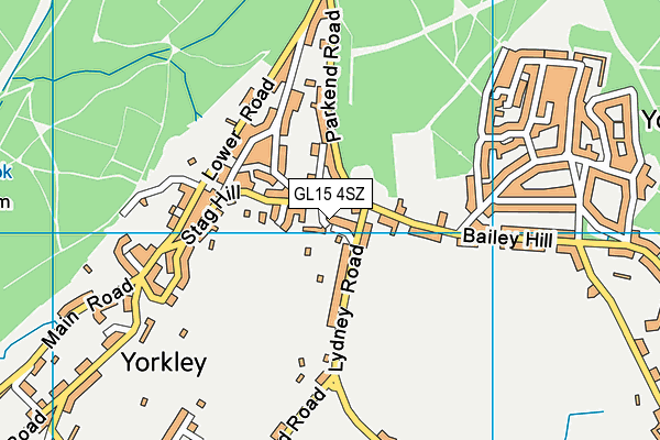 GL15 4SZ map - OS VectorMap District (Ordnance Survey) GL15 4SZ map - OS VectorMap District (Ordnance Survey)