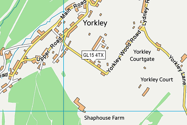 GL15 4TX map - OS VectorMap District (Ordnance Survey) GL15 4TX map - OS VectorMap District (Ordnance Survey)