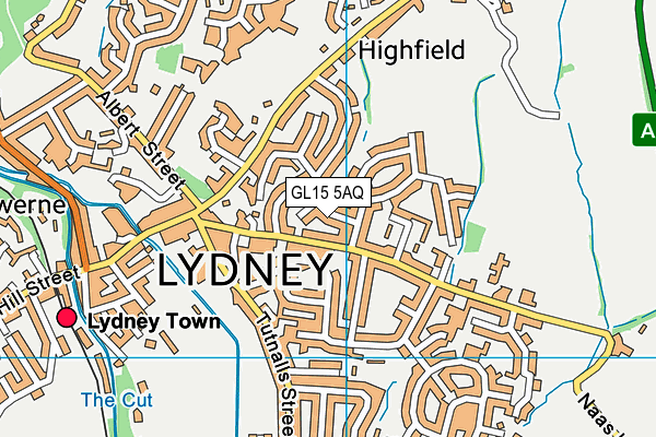 GL15 5AQ map - OS VectorMap District (Ordnance Survey) GL15 5AQ map - OS VectorMap District (Ordnance Survey)