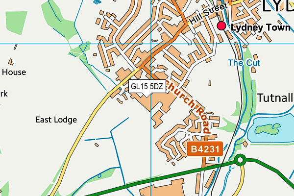 GL15 5DZ map - OS VectorMap District (Ordnance Survey) GL15 5DZ map - OS VectorMap District (Ordnance Survey)