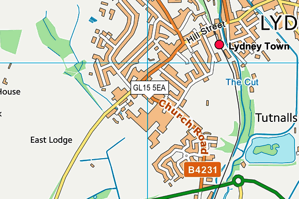 GL15 5EA map - OS VectorMap District (Ordnance Survey) GL15 5EA map - OS VectorMap District (Ordnance Survey)