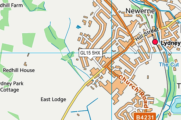 GL15 5HX map - OS VectorMap District (Ordnance Survey) GL15 5HX map - OS VectorMap District (Ordnance Survey)
