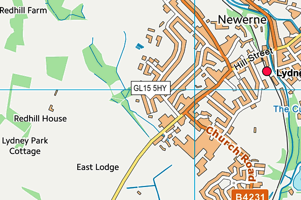 GL15 5HY map - OS VectorMap District (Ordnance Survey) GL15 5HY map - OS VectorMap District (Ordnance Survey)