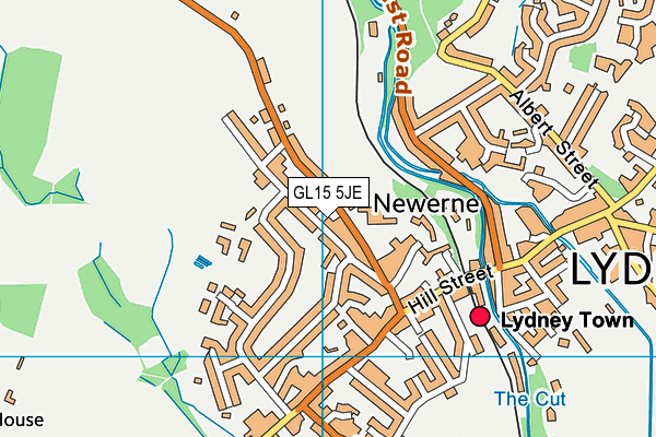 GL15 5JE map - OS VectorMap District (Ordnance Survey) GL15 5JE map - OS VectorMap District (Ordnance Survey)