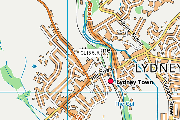 GL15 5JR map - OS VectorMap District (Ordnance Survey) GL15 5JR map - OS VectorMap District (Ordnance Survey)