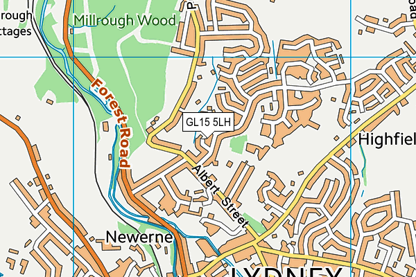 GL15 5LH map - OS VectorMap District (Ordnance Survey) GL15 5LH map - OS VectorMap District (Ordnance Survey)