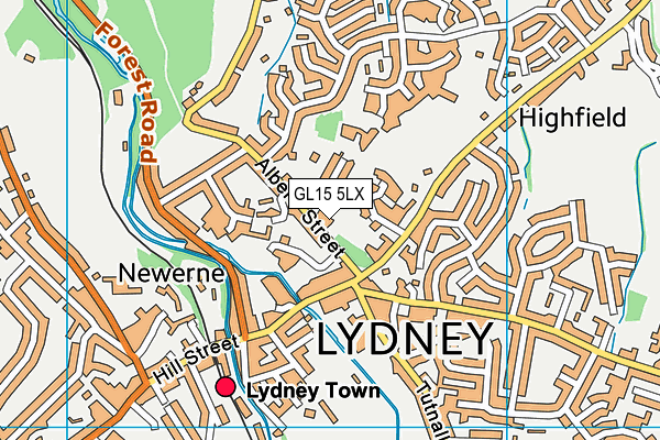GL15 5LX map - OS VectorMap District (Ordnance Survey) GL15 5LX map - OS VectorMap District (Ordnance Survey)