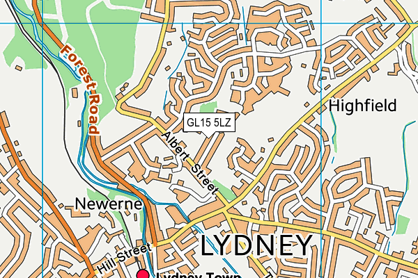 GL15 5LZ map - OS VectorMap District (Ordnance Survey) GL15 5LZ map - OS VectorMap District (Ordnance Survey)