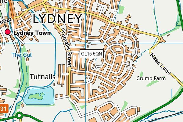 GL15 5QN map - OS VectorMap District (Ordnance Survey) GL15 5QN map - OS VectorMap District (Ordnance Survey)
