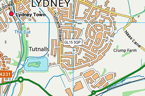 GL15 5QP map - OS VectorMap District (Ordnance Survey) GL15 5QP map - OS VectorMap District (Ordnance Survey)