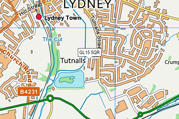 GL15 5QR map - OS VectorMap District (Ordnance Survey) GL15 5QR map - OS VectorMap District (Ordnance Survey)