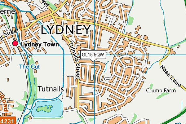 GL15 5QW map - OS VectorMap District (Ordnance Survey) GL15 5QW map - OS VectorMap District (Ordnance Survey)