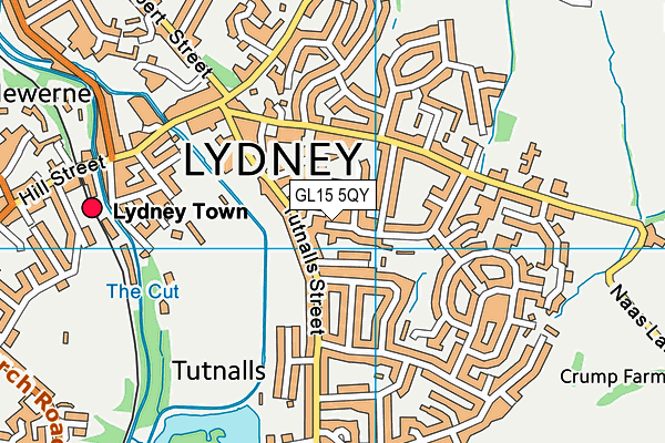 GL15 5QY map - OS VectorMap District (Ordnance Survey) GL15 5QY map - OS VectorMap District (Ordnance Survey)
