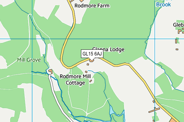GL15 6AJ map - OS VectorMap District (Ordnance Survey) GL15 6AJ map - OS VectorMap District (Ordnance Survey)