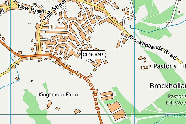 GL15 6AP map - OS VectorMap District (Ordnance Survey) GL15 6AP map - OS VectorMap District (Ordnance Survey)