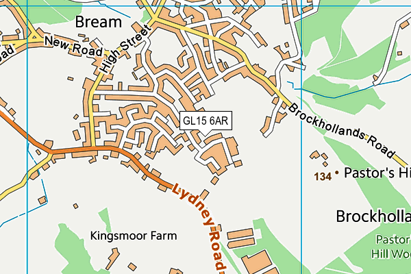GL15 6AR map - OS VectorMap District (Ordnance Survey) GL15 6AR map - OS VectorMap District (Ordnance Survey)