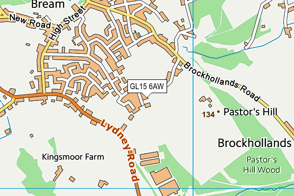 GL15 6AW map - OS VectorMap District (Ordnance Survey) GL15 6AW map - OS VectorMap District (Ordnance Survey)