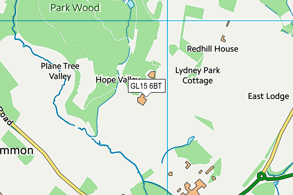 GL15 6BT map - OS VectorMap District (Ordnance Survey) GL15 6BT map - OS VectorMap District (Ordnance Survey)