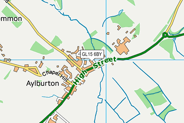 GL15 6BY map - OS VectorMap District (Ordnance Survey) GL15 6BY map - OS VectorMap District (Ordnance Survey)