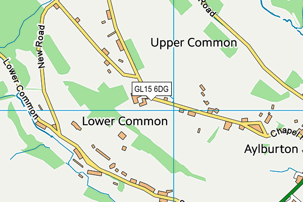 GL15 6DG map - OS VectorMap District (Ordnance Survey) GL15 6DG map - OS VectorMap District (Ordnance Survey)