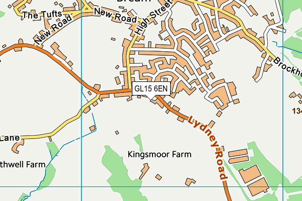 GL15 6EN map - OS VectorMap District (Ordnance Survey) GL15 6EN map - OS VectorMap District (Ordnance Survey)