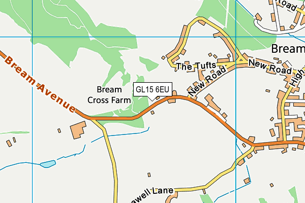GL15 6EU map - OS VectorMap District (Ordnance Survey) GL15 6EU map - OS VectorMap District (Ordnance Survey)