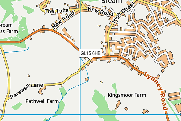 GL15 6HB map - OS VectorMap District (Ordnance Survey) GL15 6HB map - OS VectorMap District (Ordnance Survey)