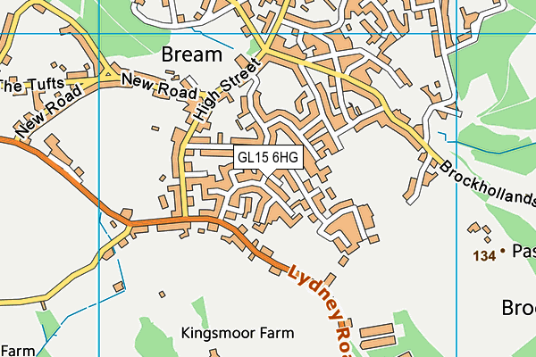 GL15 6HG map - OS VectorMap District (Ordnance Survey) GL15 6HG map - OS VectorMap District (Ordnance Survey)