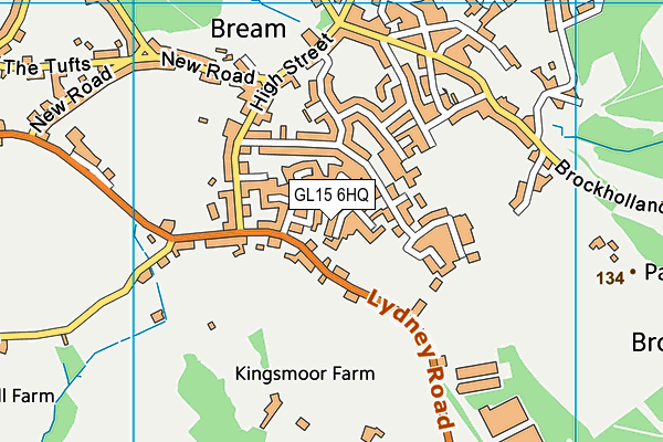 GL15 6HQ map - OS VectorMap District (Ordnance Survey) GL15 6HQ map - OS VectorMap District (Ordnance Survey)