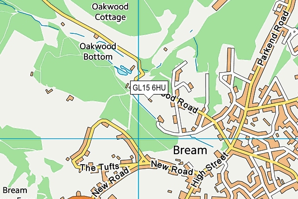 GL15 6HU map - OS VectorMap District (Ordnance Survey) GL15 6HU map - OS VectorMap District (Ordnance Survey)