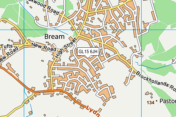 GL15 6JH map - OS VectorMap District (Ordnance Survey) GL15 6JH map - OS VectorMap District (Ordnance Survey)