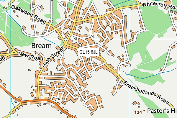 GL15 6JL map - OS VectorMap District (Ordnance Survey) GL15 6JL map - OS VectorMap District (Ordnance Survey)