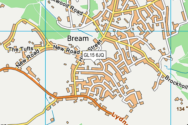 GL15 6JQ map - OS VectorMap District (Ordnance Survey) GL15 6JQ map - OS VectorMap District (Ordnance Survey)