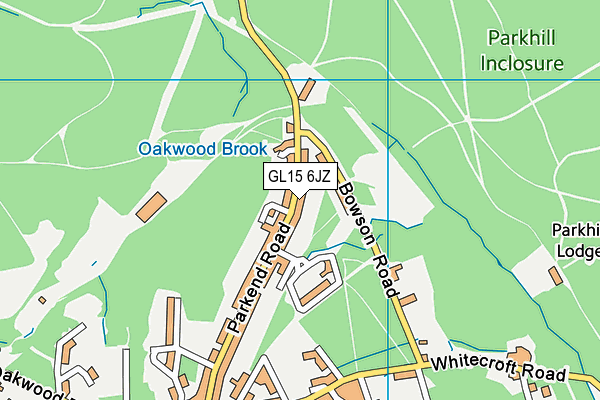 GL15 6JZ map - OS VectorMap District (Ordnance Survey) GL15 6JZ map - OS VectorMap District (Ordnance Survey)