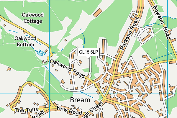 GL15 6LP map - OS VectorMap District (Ordnance Survey) GL15 6LP map - OS VectorMap District (Ordnance Survey)