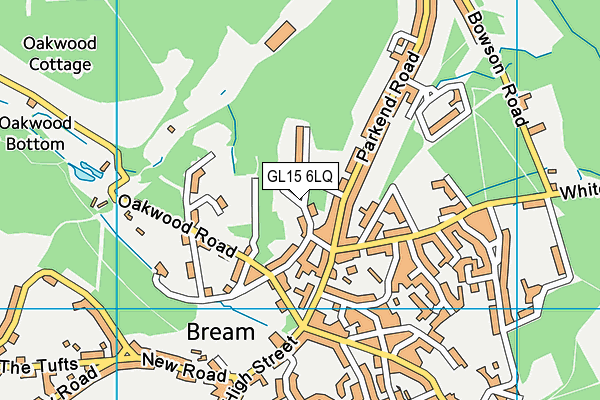 GL15 6LQ map - OS VectorMap District (Ordnance Survey) GL15 6LQ map - OS VectorMap District (Ordnance Survey)