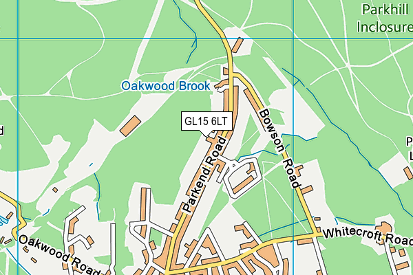 GL15 6LT map - OS VectorMap District (Ordnance Survey) GL15 6LT map - OS VectorMap District (Ordnance Survey)