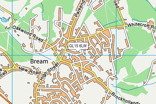 GL15 6LW map - OS VectorMap District (Ordnance Survey) GL15 6LW map - OS VectorMap District (Ordnance Survey)