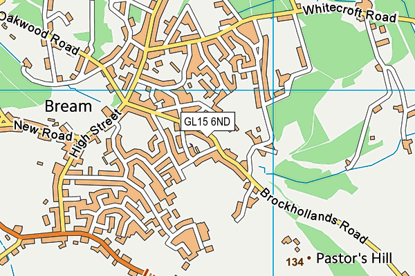 GL15 6ND map - OS VectorMap District (Ordnance Survey) GL15 6ND map - OS VectorMap District (Ordnance Survey)