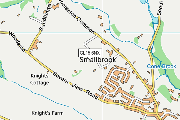 GL15 6NX map - OS VectorMap District (Ordnance Survey) GL15 6NX map - OS VectorMap District (Ordnance Survey)