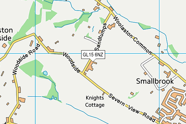 GL15 6NZ map - OS VectorMap District (Ordnance Survey) GL15 6NZ map - OS VectorMap District (Ordnance Survey)