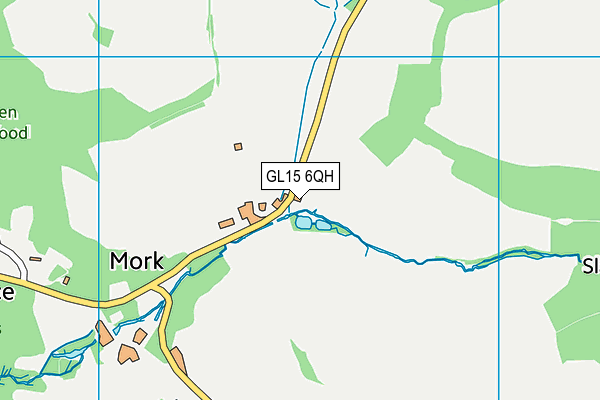 GL15 6QH map - OS VectorMap District (Ordnance Survey) GL15 6QH map - OS VectorMap District (Ordnance Survey)