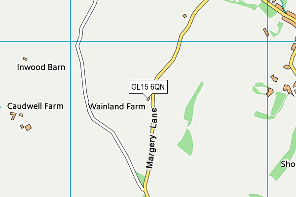GL15 6QN map - OS VectorMap District (Ordnance Survey) GL15 6QN map - OS VectorMap District (Ordnance Survey)