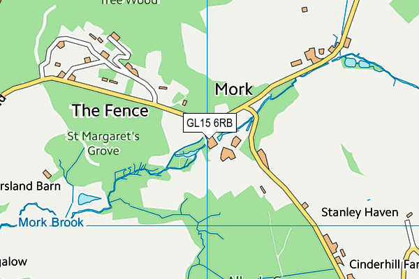 GL15 6RB map - OS VectorMap District (Ordnance Survey) GL15 6RB map - OS VectorMap District (Ordnance Survey)